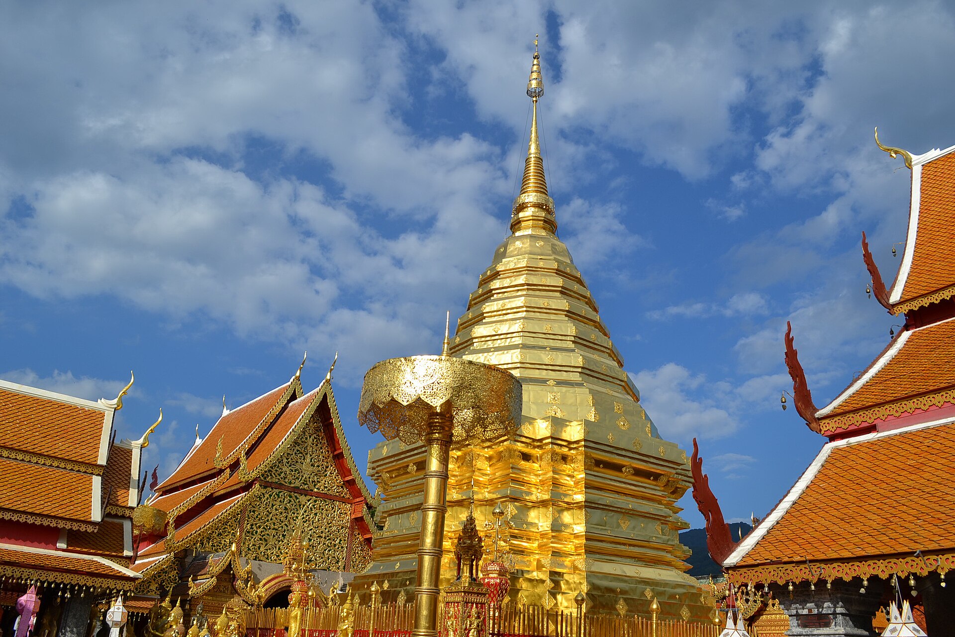 <span>Tag 7</span> Altstadt von Chiang Mai, Doi Suthep und Bo Sang