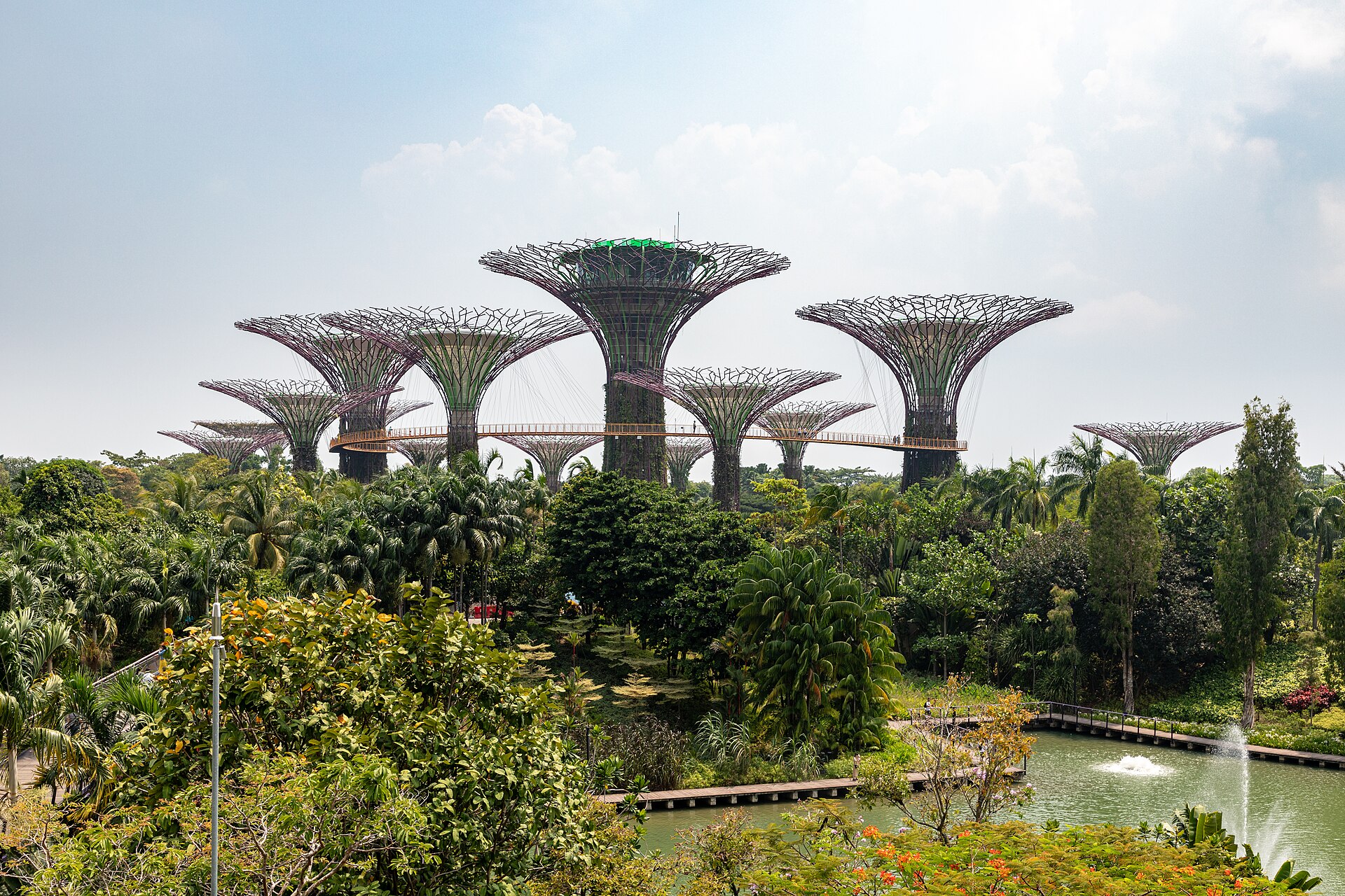 <span>Tag 1</span> Ankunft in Singapur: Marina Bay und Gardens by the Bay