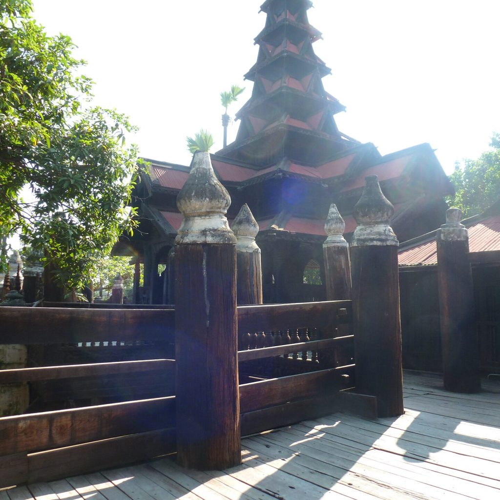 Teak Bagaya Monastery at Inwa (Ava)