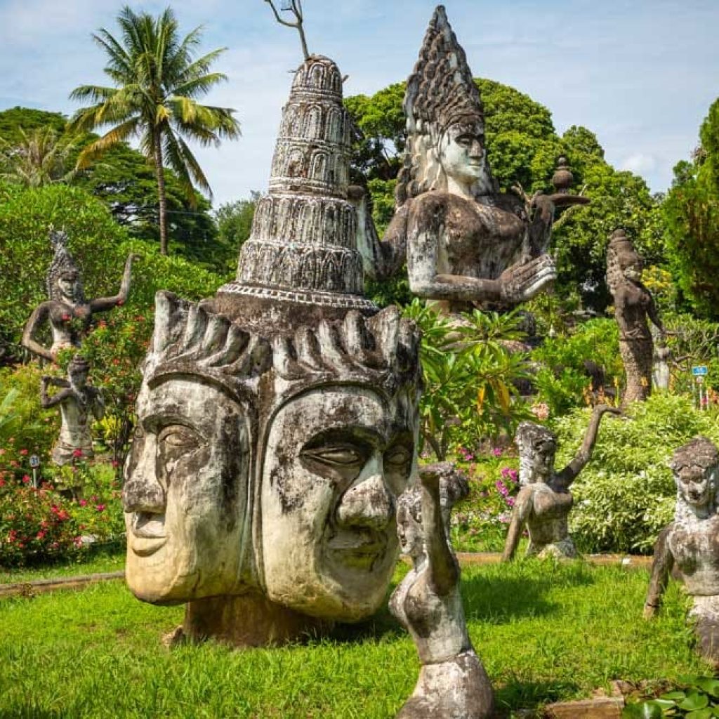 The Bizarrely Beautiful Buddha Park Sculpture