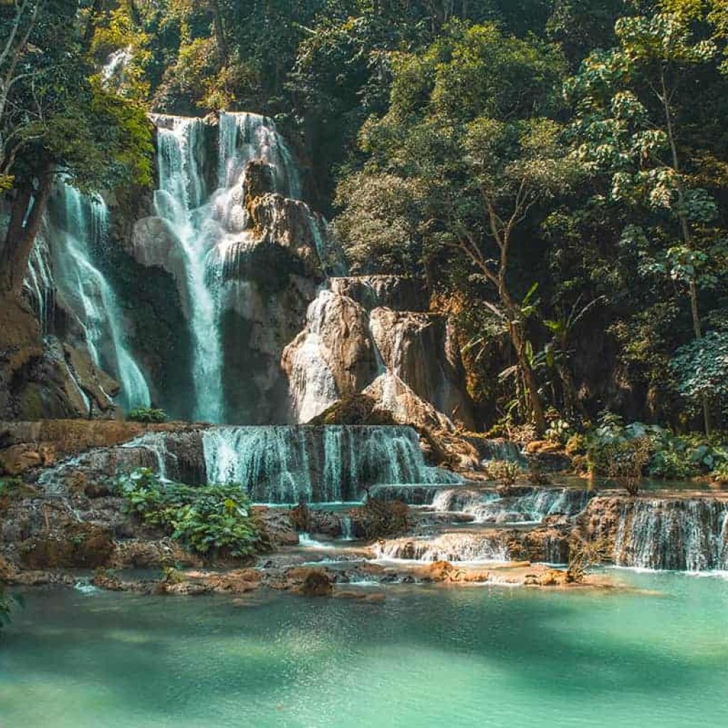 kuang si falls luang prabang 5