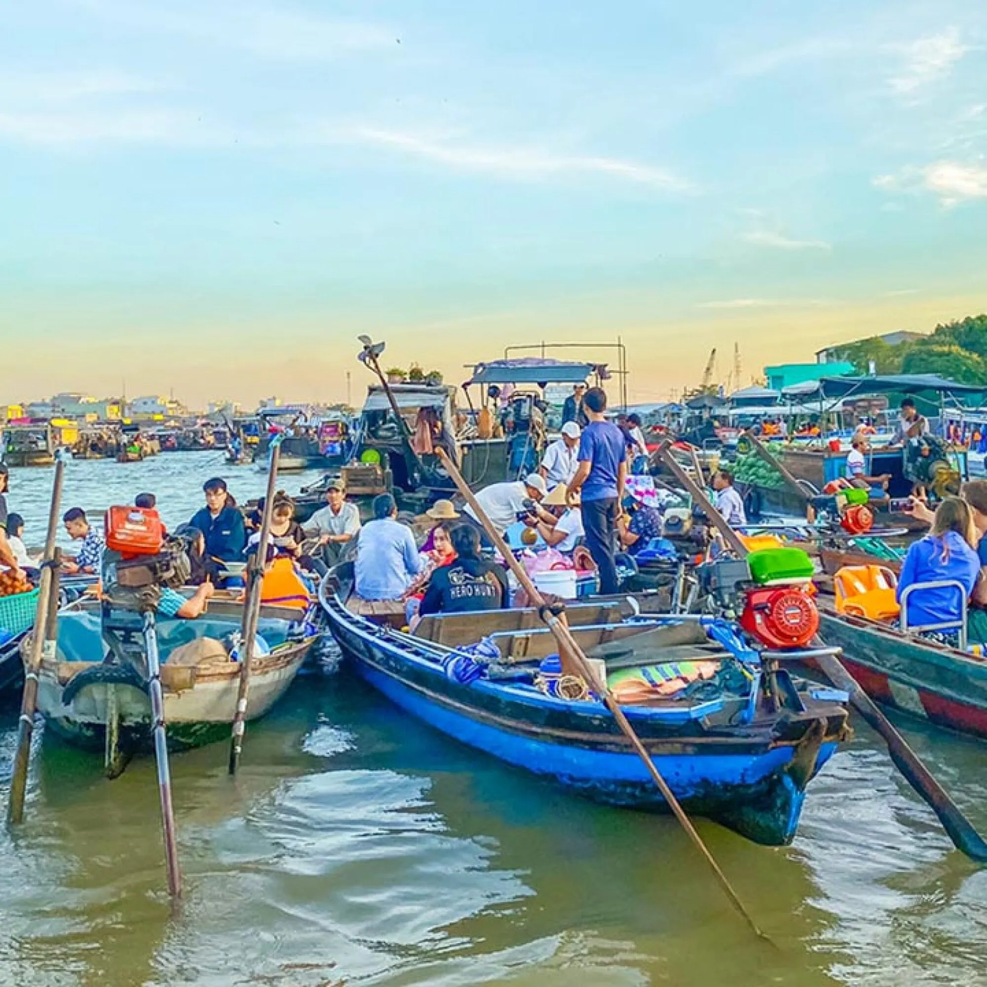 Día 4: Can Tho – Mercado flotante Cai Rang (D/A)