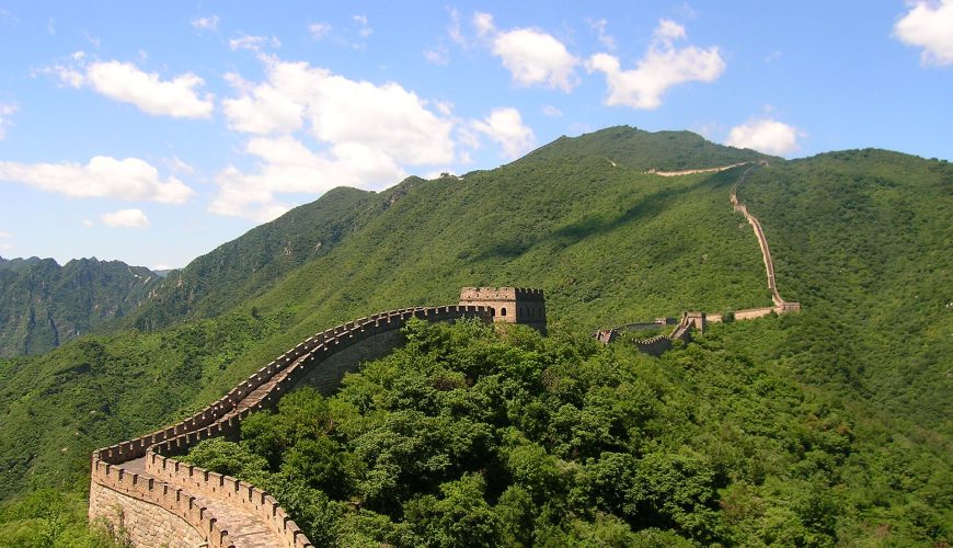 Un tramo de la Gran Muralla China cerca de Pekín