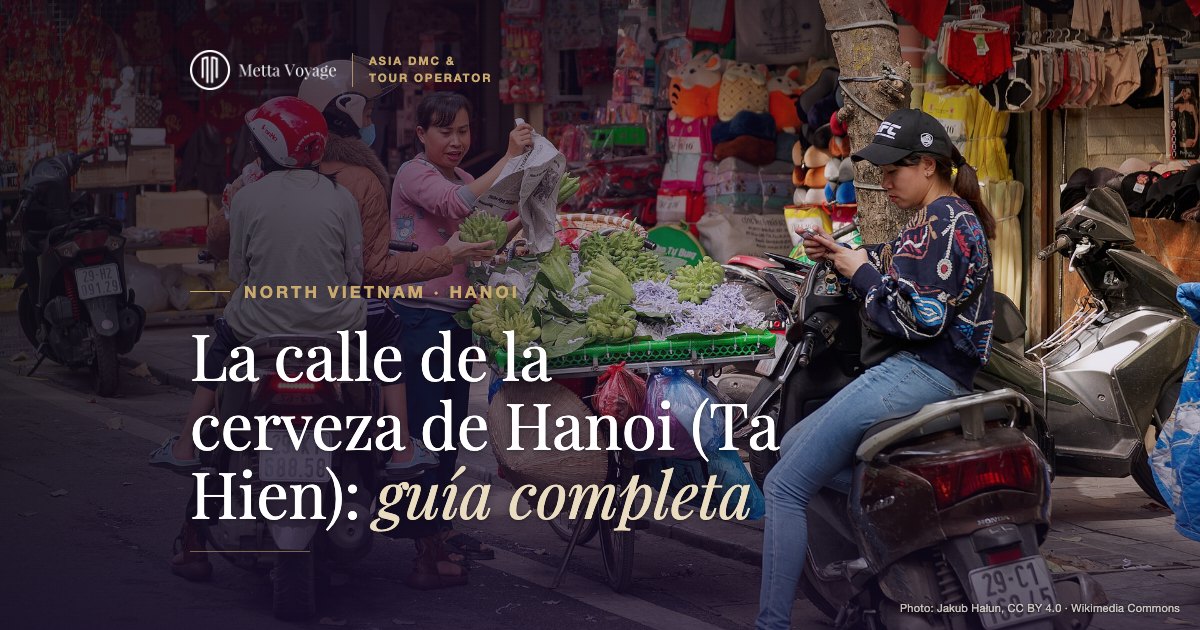 La calle de la cerveza de Hanoi (Ta Hien): guía completa 2027 | Metta Voyage