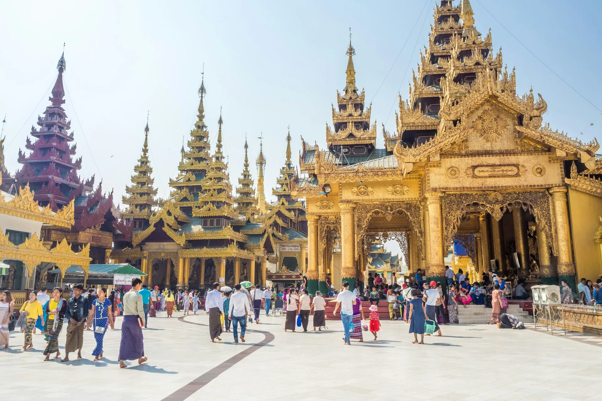 Pagoda Shwedagon, Yangón, Myanmar