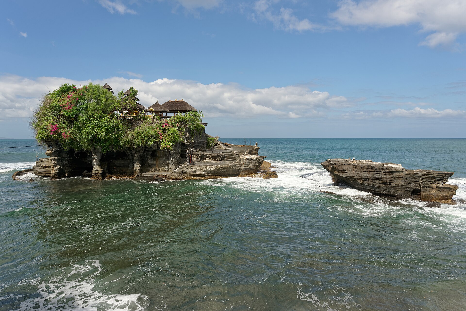 Il tempio di Pura Tanah Lot sullo scoglio, Bali