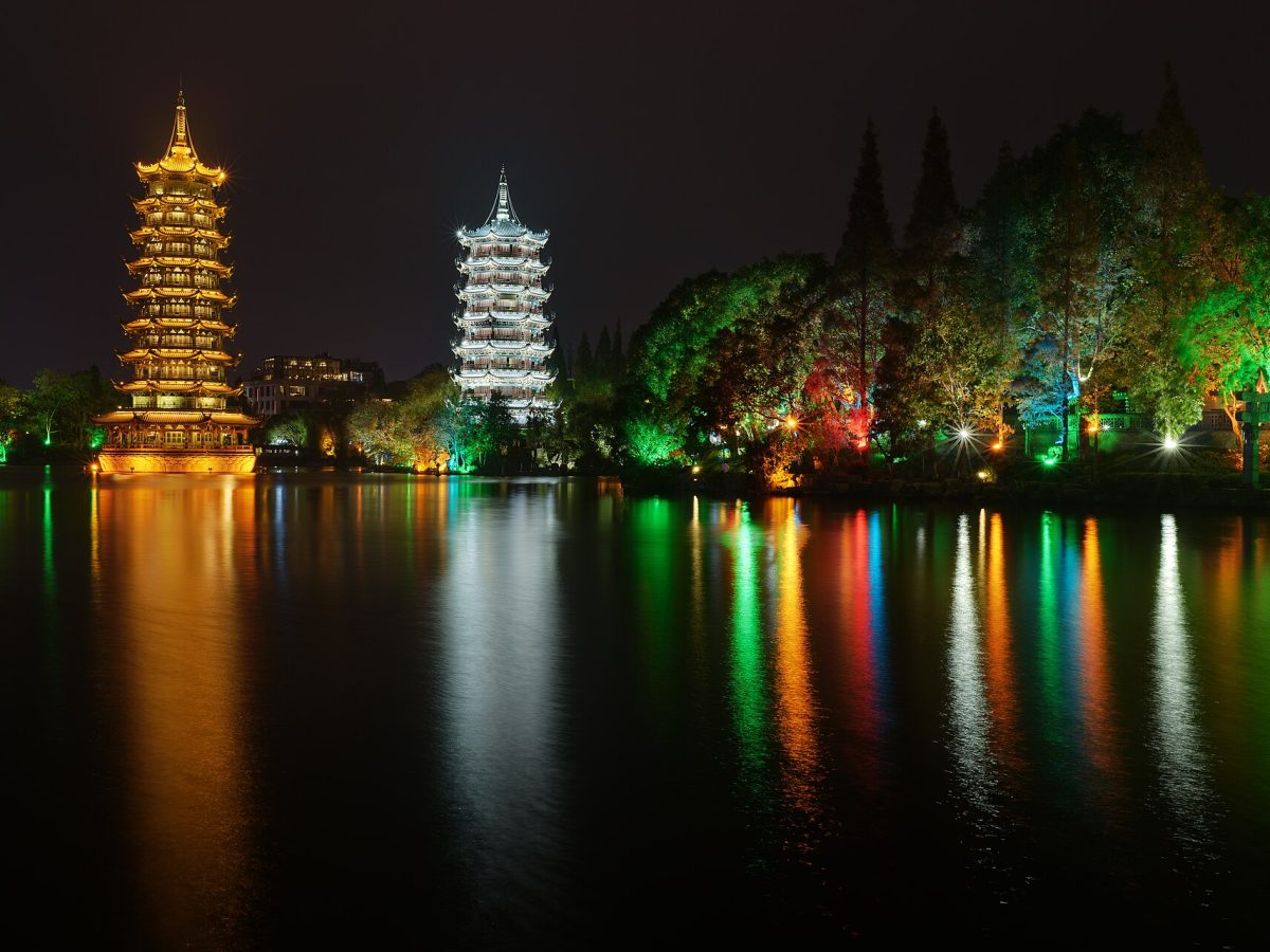 Guilin Sun Moon Pagodas