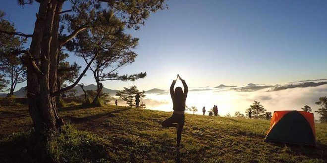 Yoga for mind in Da Lat Vietnam
