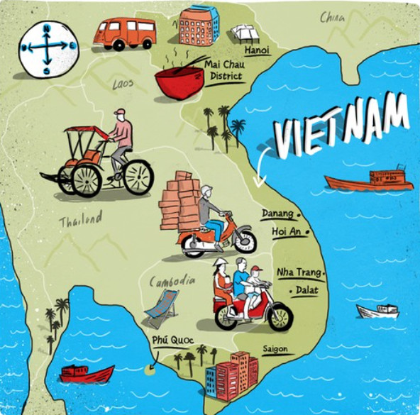 vietnam cambodia laos