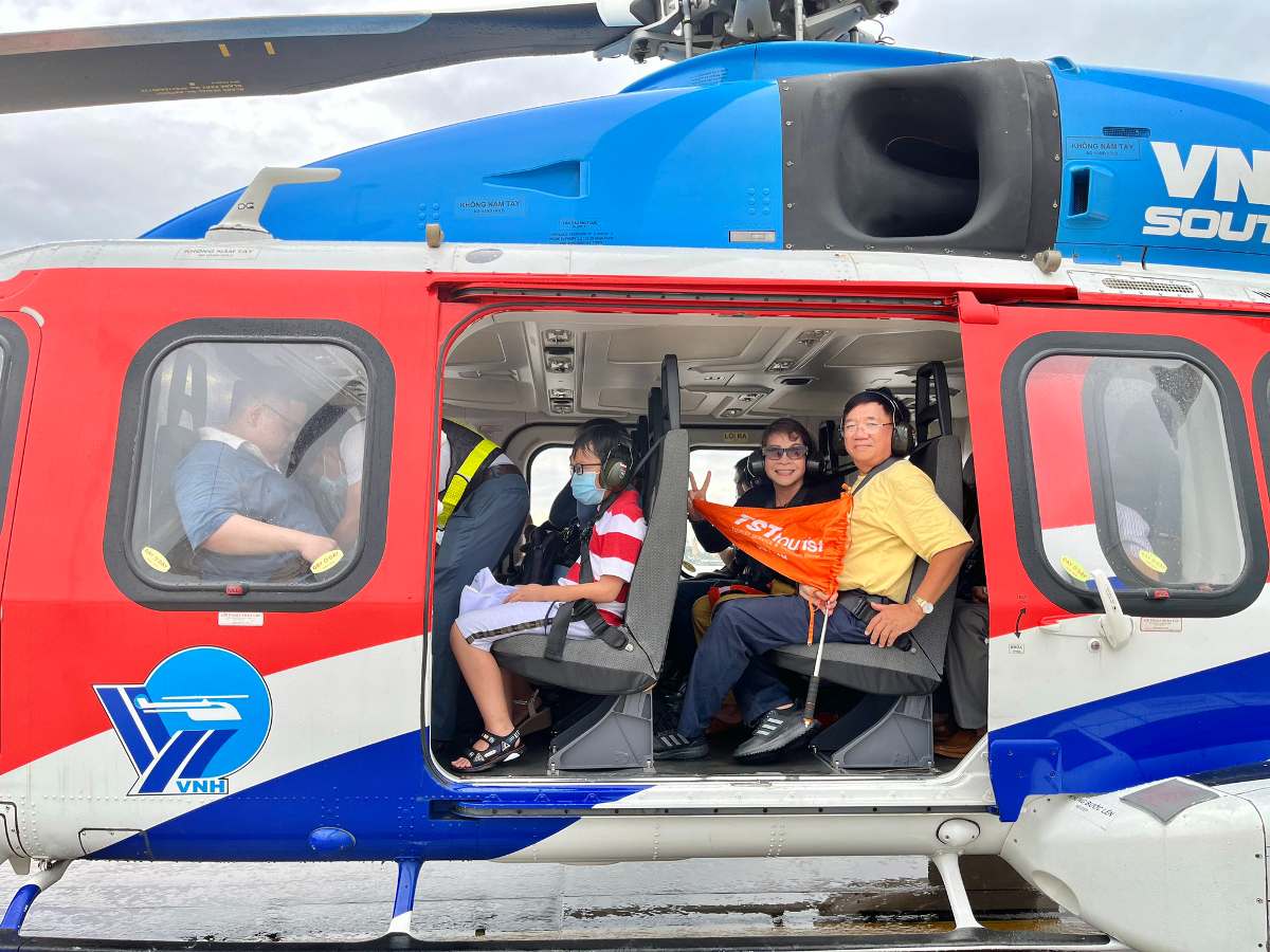 ho chi minh city helicopter tour