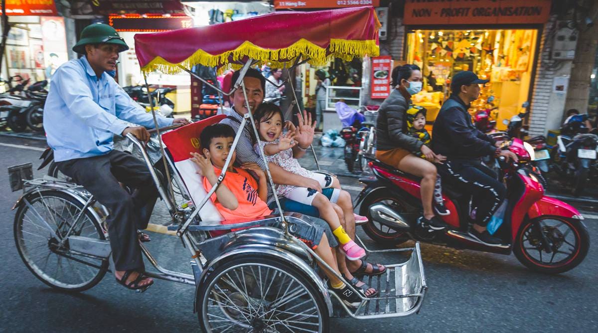 cyclo tour hanoi