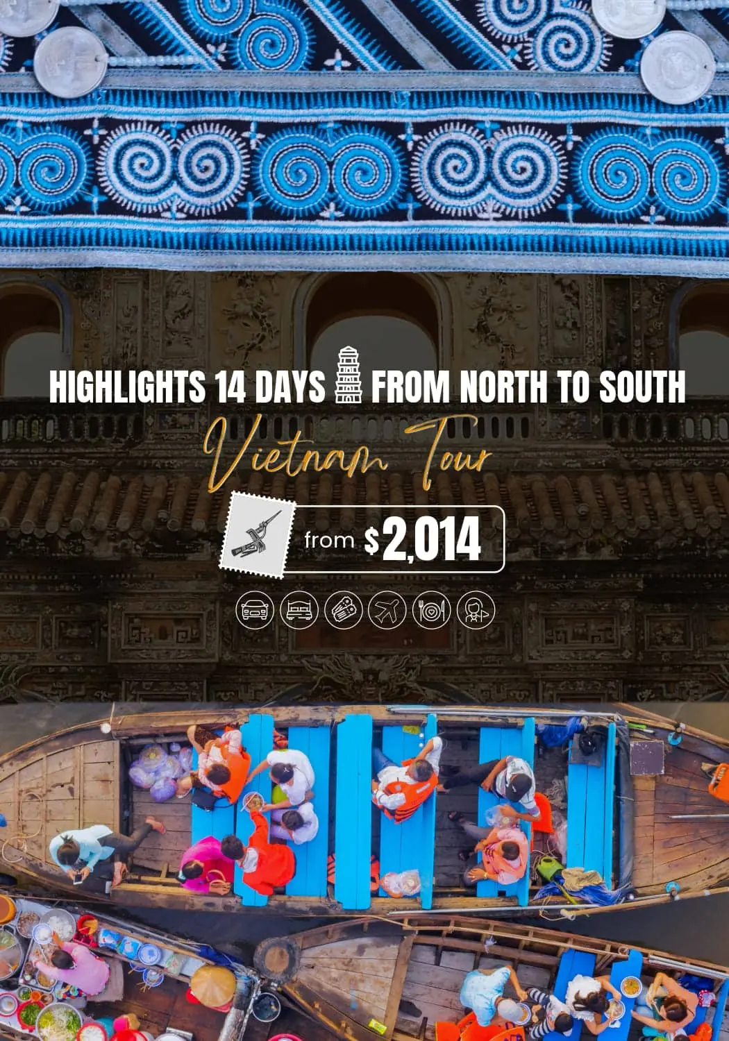 Vietnam Tour from North to South 14 days