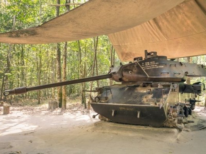 Cu chi tunnels tank 