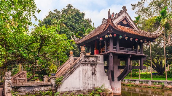 one pillar pagoda hanoi