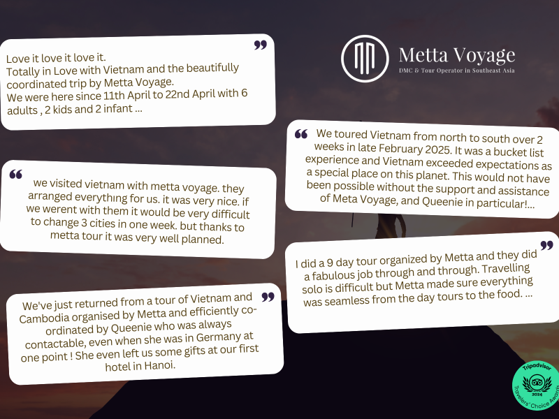Metta Voyage: A Journey Beyond the Prize - Awarded Travellers' Choice 2024