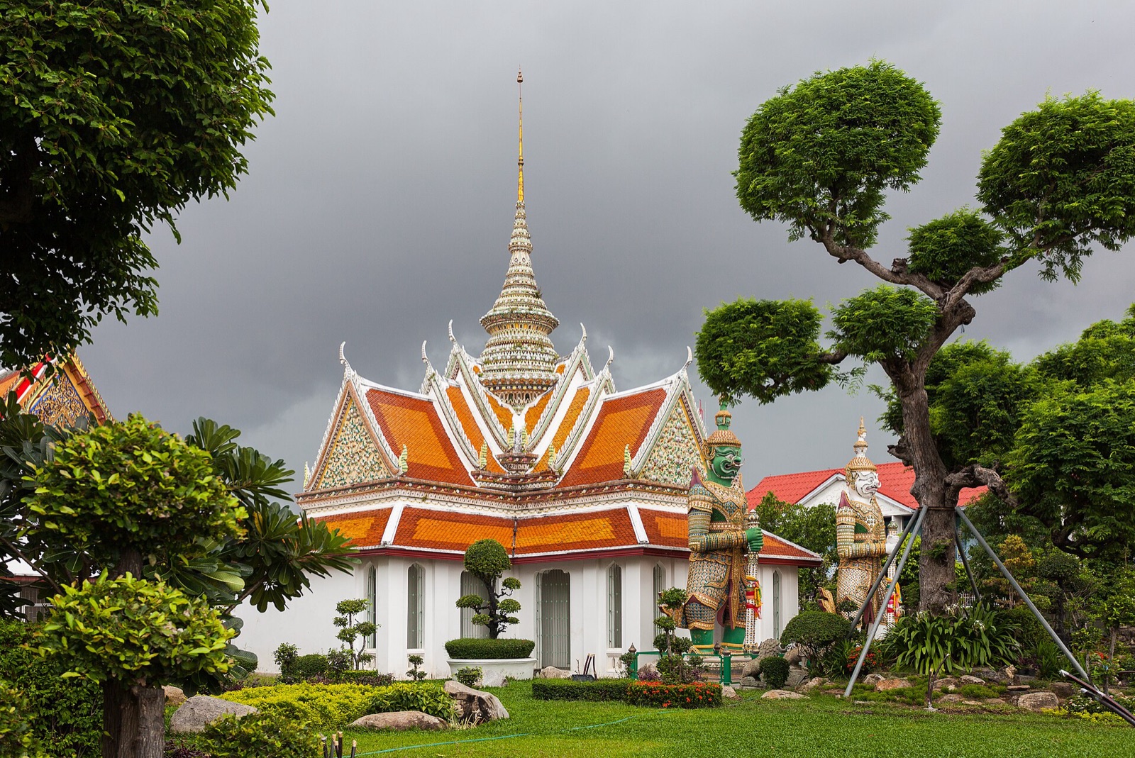 A pavilion in the grounds of Wat Arun, Bangkok