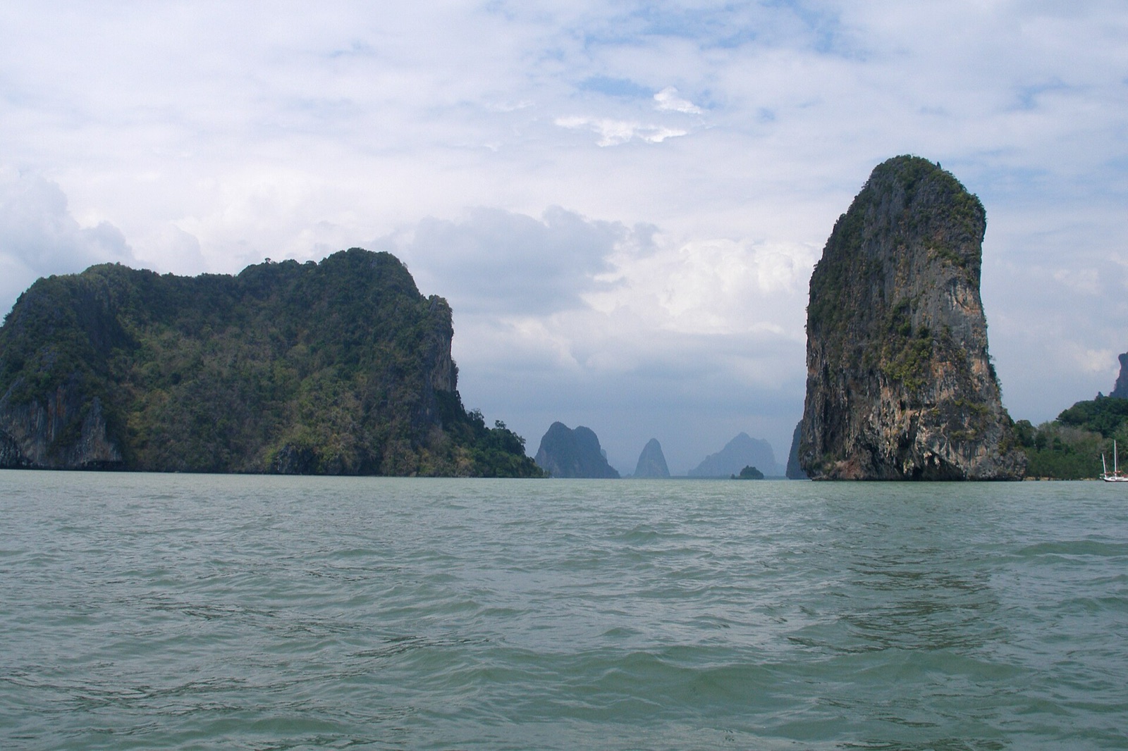 Karst islands in Phang Nga Bay between Phuket and Krabi, Thailand