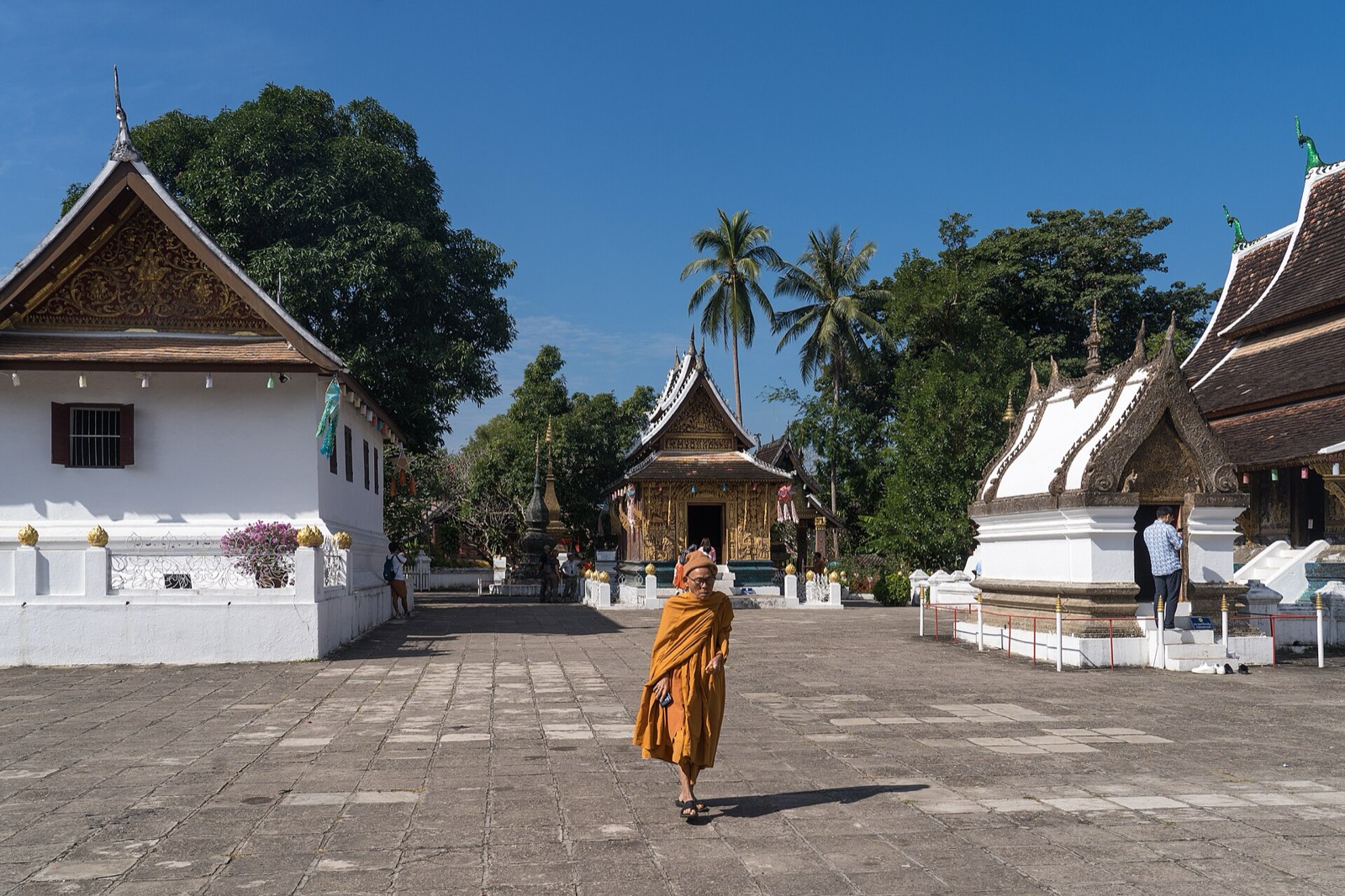 Der Tempel Wat Xieng Thong in Luang Prabang, Laos