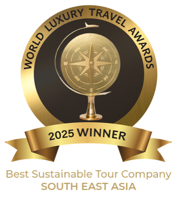 2025 Winner · Sustainable Tour Company, South East Asia · World Luxury Travel Awards