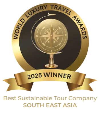 2025 Winner · Sustainable Tour Company, South East Asia · World Luxury Travel Awards