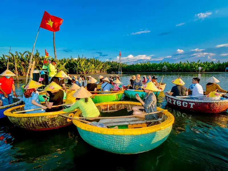 Day 6: Hoi An – Cam Thanh Eco Water Coconut Village (Group tour) + Hoi An ancient town  (B/L)