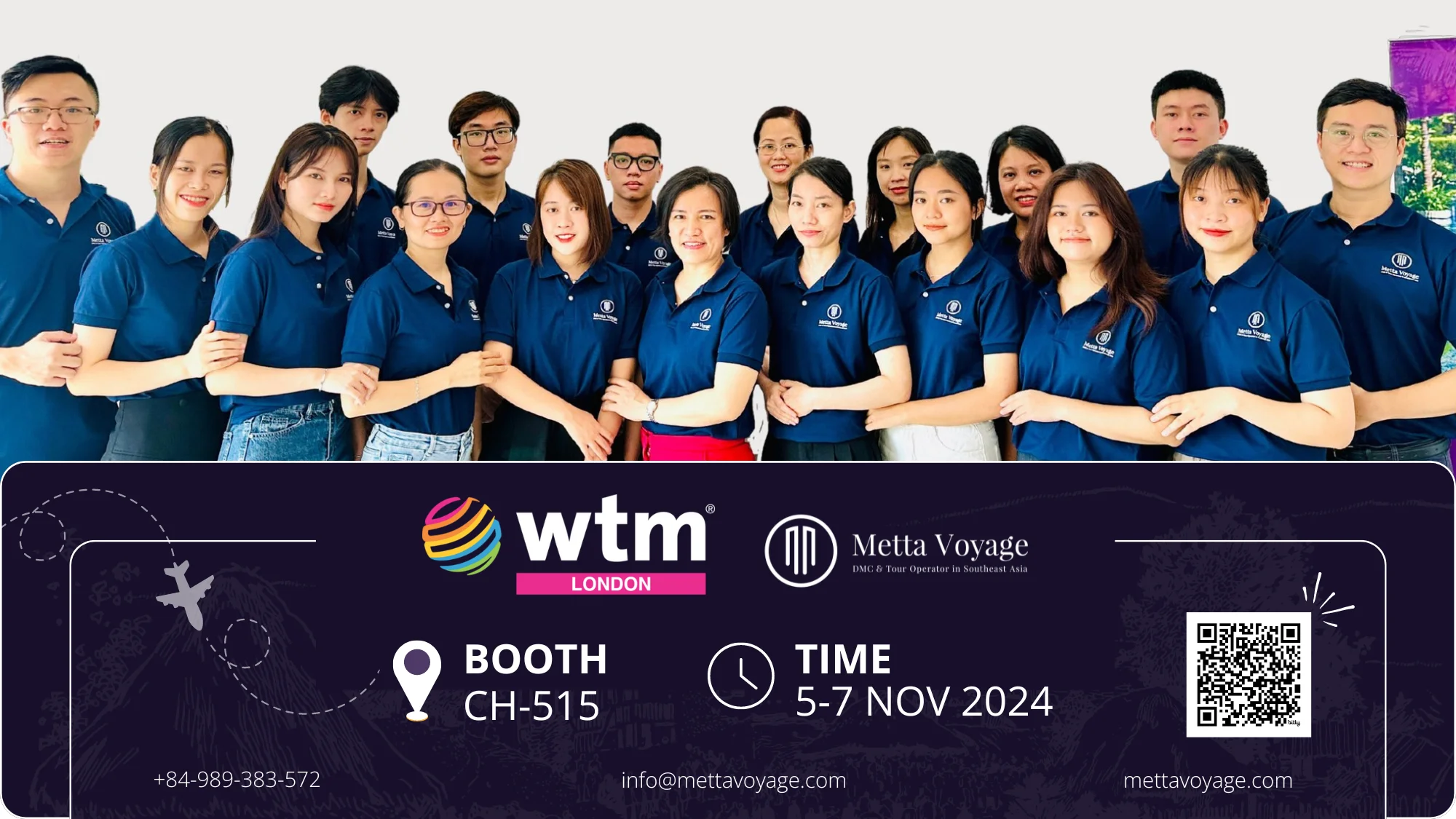 WTM London 2024 | Come & Meet Metta Voyage – Stand CH515