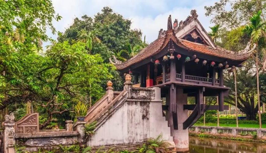 one pillar pagoda hanoi