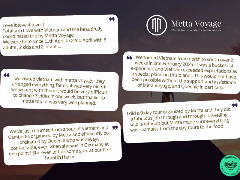 Metta Voyage: A Journey Beyond the Prize - Awarded Travellers' Choice 2024
